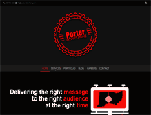 Tablet Screenshot of porteradvertising.com
